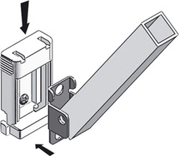 Thule Stützfusshalter für Fahrzeugwand, 2 Stück