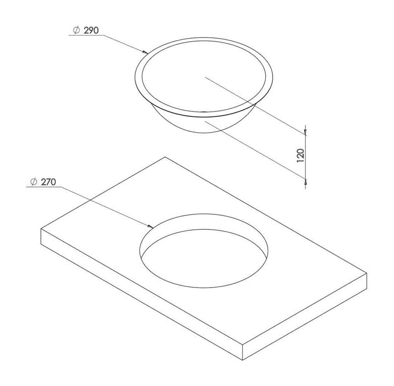 Oval Eviye 290Mm