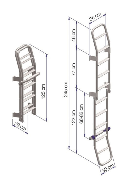 Thule 10 Adımlı Katlanır Merdiven