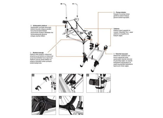 Lift V16 Motor Bisiklet Taşıyıcı