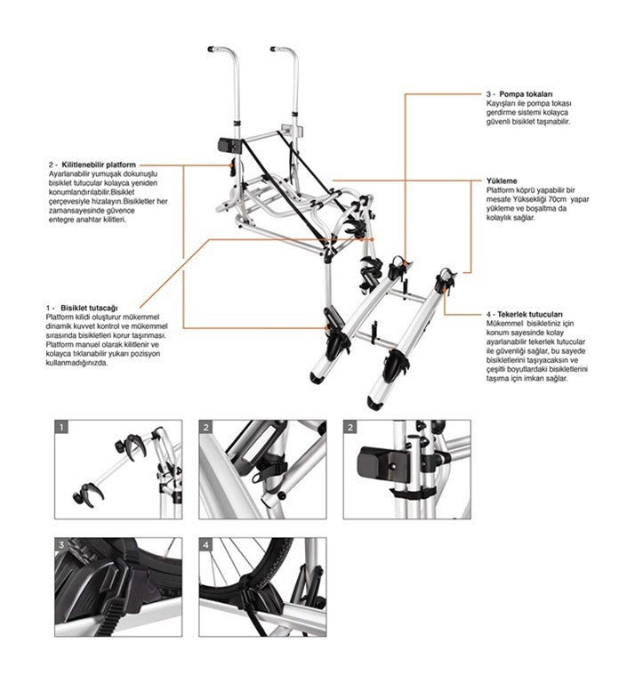 Lift V16 Motor Bisiklet Taşıyıcı