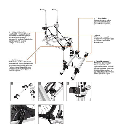Lift V16 Motor Bisiklet Taşıyıcı