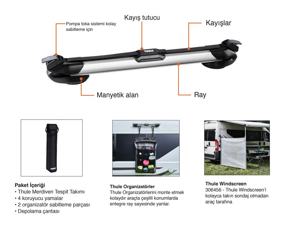 Thule Teleskopik Merdiven 9 Adım