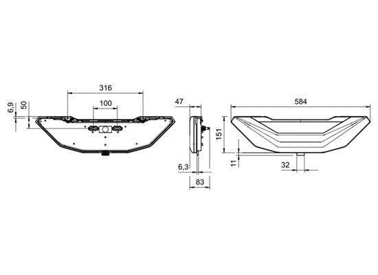 Çok Fonksiyonlu LED - L 3600 Black