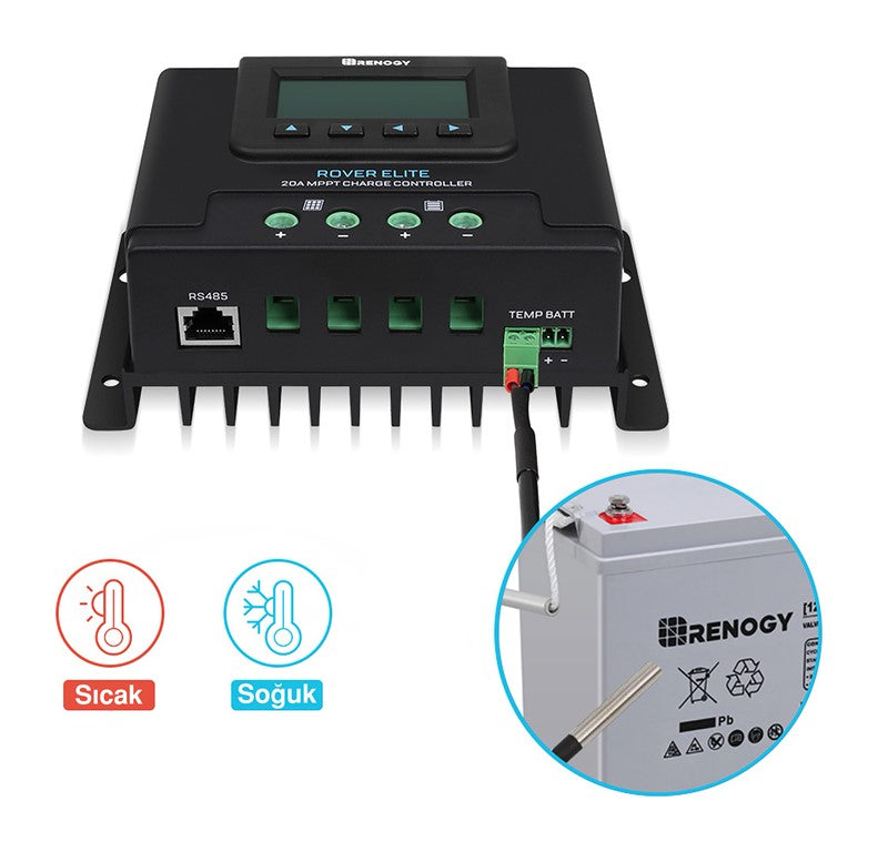 Rover Elite MPPT Solar Şarj Kontrol Cihazı (40A)