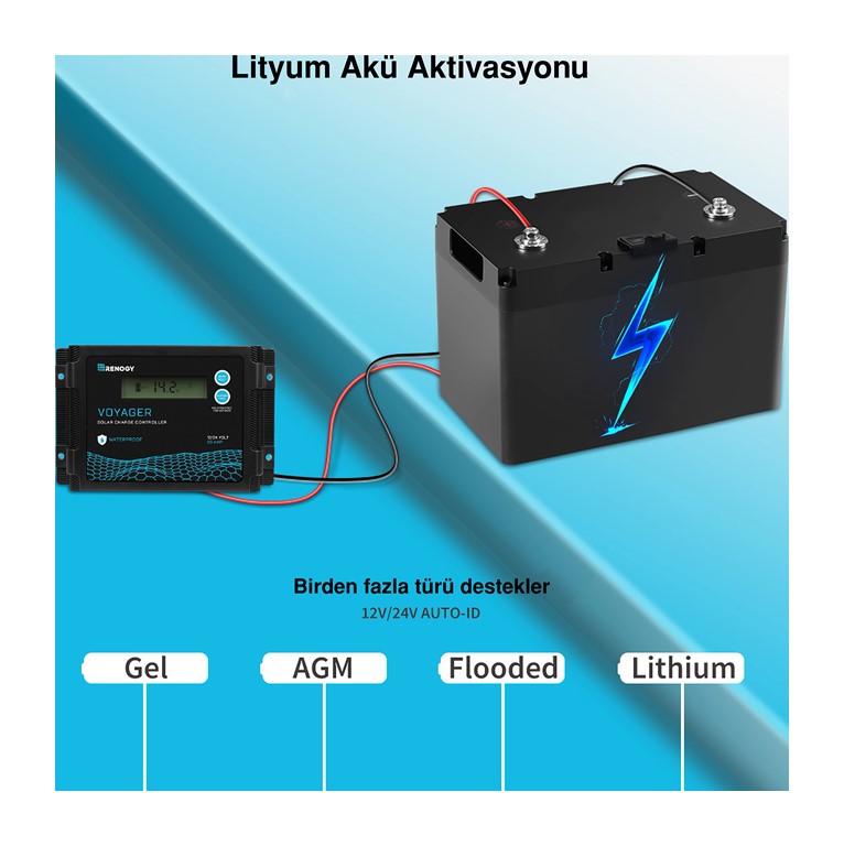 Voyager Solar Şarj Kontrol Cihazı (20A)