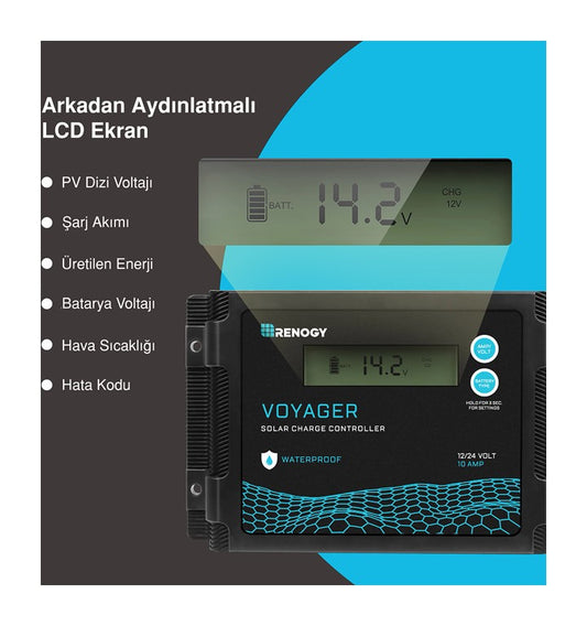 Voyager Solar Şarj Kontrol Cihazı (20A)