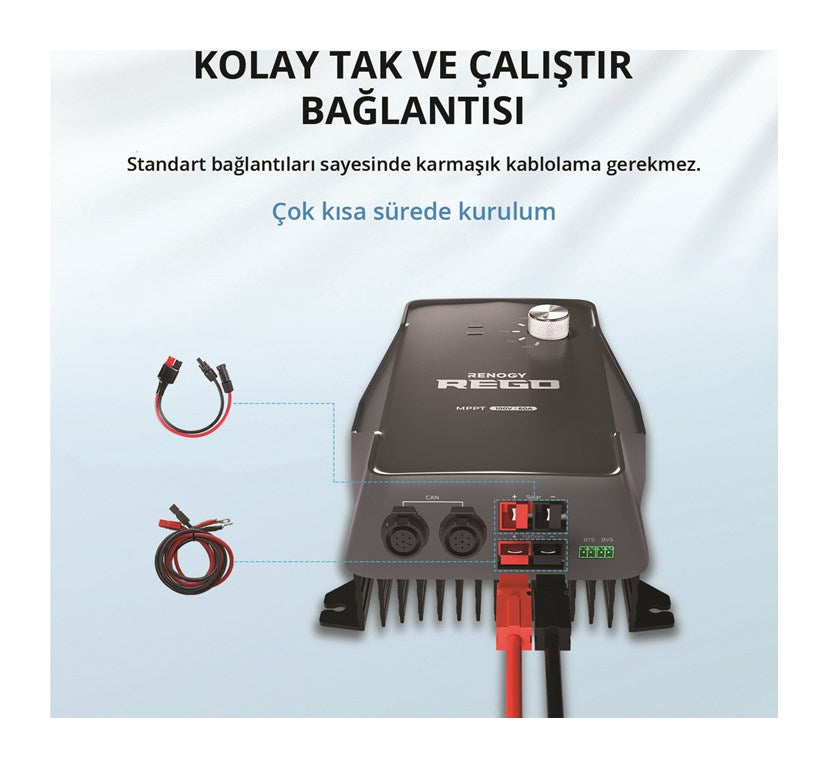 REGO MPPT Solar Şarj Kontrol Cihazı (60A)