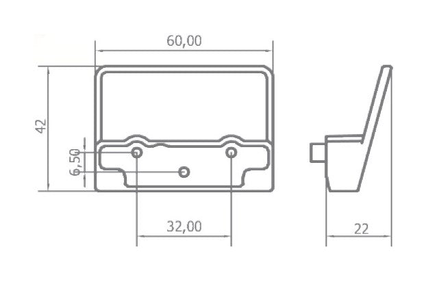 Çekmeli Metal Kol - V2193