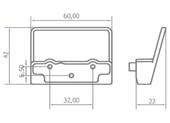 Çekmeli Metal Kol - V2193