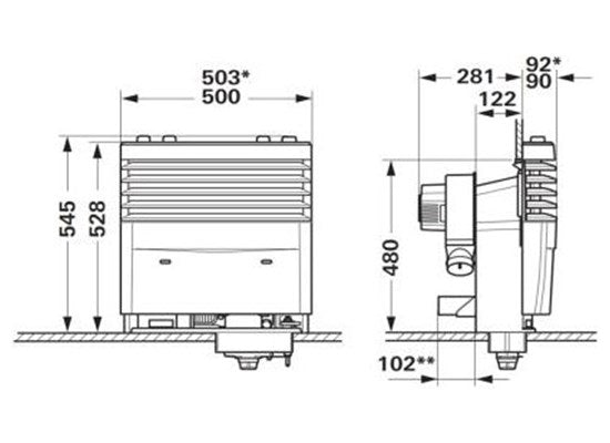 S3004 Gazlı Karavan Isıtıcı
