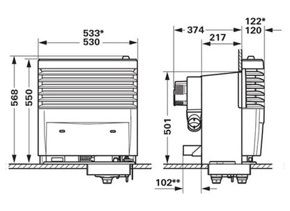 S5004 Gazlı Karavan Isıtıcı