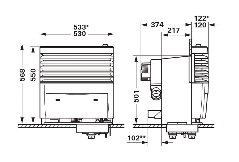 S5004 Gazlı Karavan Isıtıcı
