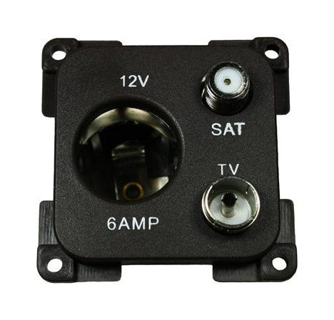 Çok Fonksiyonlu 12V Priz (Siyah)