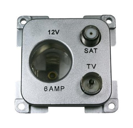 Çok Fonksiyonlu 12V Priz (Gümüş)