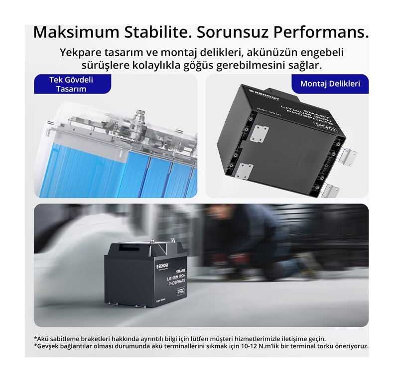 Lityum Akıllı Akü Pro (100 Ah)