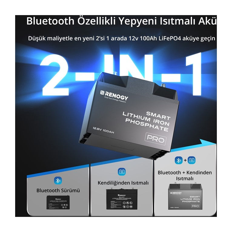 Lityum Akıllı Akü Pro (200 Ah)