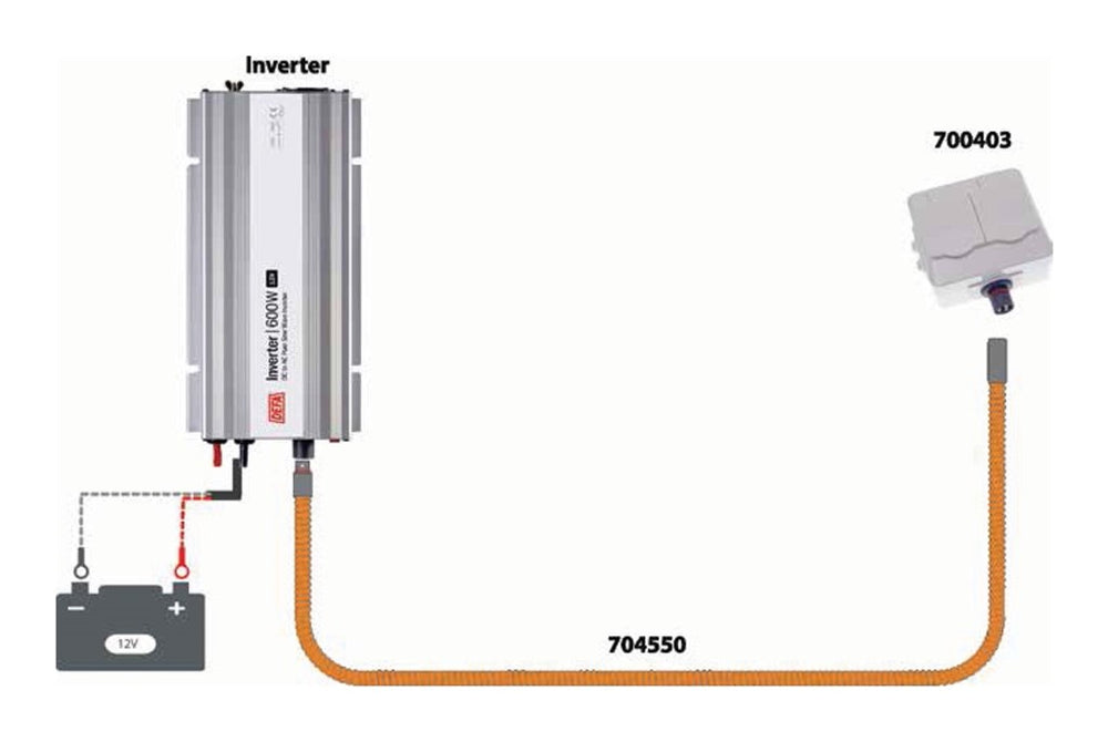 600W Tam Sinüs 12V İnvertör